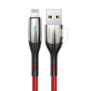 Kable komputerowe i do monitorów - Kabel USB Baseus CALSP-A09 Lightning USB 2.0 0,50m kolor czerwony - miniaturka - grafika 1
