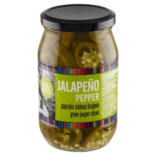 Casa Del Sur Papryka Jalapeno zielona, krojona 340g - Casa Del Sur 1216-uniw - Kuchnie świata - miniaturka - grafika 1