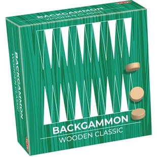 Tactic Wooden Classic - BACKGAMMON 14026 - Gry planszowe - miniaturka - grafika 1