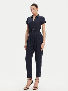 ACCESS FASHION Kombinezon 53-5511-128 Granatowy Regular Fit - Kombinezony - miniaturka - grafika 1