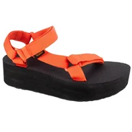 Sandały damskie - Sandał Teva W Flatform Universal Sandals W 1008844-TGLY pomarańczowe - miniaturka - grafika 1