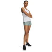 Spodenki damskie - Damskie spodnie treningowe Under Armour Tech Play Up Shorts - zielone - miniaturka - grafika 1