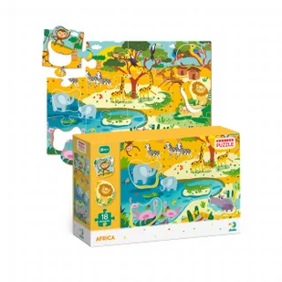 Moje Pierwsze Puzzle Sorter Afryka 18ele Safari 2+ - Puzzle - miniaturka - grafika 2