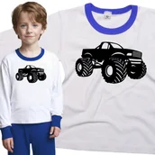 Piżamy dla dziewczynek - Piżama dziecięca Monster Truck Samochód 86/92 - VoloDonum - miniaturka - grafika 1