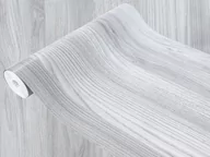 Meble modułowe i akcesoria - Drewnopodobna Okleina Meblowa Dąb Jasnoszary Na Szafkę Meble Regał 45x990 - miniaturka - grafika 1