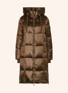Płaszcze damskie - Mos Mosh Płaszcz Puchowy Nova braun - miniaturka - grafika 1
