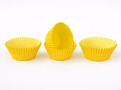 Ciasta i półprodukty do ciast - Papilotki do babeczek żółte - 50 szt. - miniaturka - grafika 1