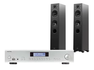Rotel A12 MKII (srebrny) + Diva 5 (czarny) - Zestawy stereo - miniaturka - grafika 1