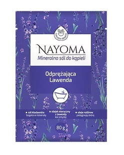 Nayoma sól do kąpieli Lawenda 80 g - Aromaterapia - miniaturka - grafika 1
