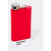 Butelki termiczne - Czerwona piersiówka ze stali nierdzewnej 150 ml Red 2035 – Pantone - miniaturka - grafika 1