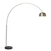 Lampy stojące - QAZQA Lampa łukowa stalowy metalowy klosz 33 cm regulowany - XXL - miniaturka - grafika 1