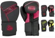 Rękawice bokserskie - Masters Fight Equipment, Rękawice bokserskie, RPU-BLACK, rozmiar 10 - miniaturka - grafika 1