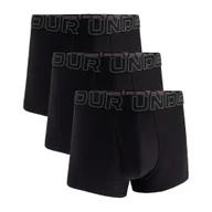 Majtki męskie - Bokserki męskie Under Armour Perf Tech Solid 3in 3Pack Black XXL - miniaturka - grafika 1