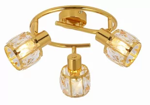 Crownie - spirala 3 płomienna złoty. 830933-03 - Lampy sufitowe - miniaturka - grafika 1
