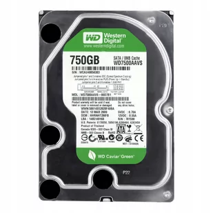 Western Digital Caviar WD7500AAVS - Dyski HDD - miniaturka - grafika 1