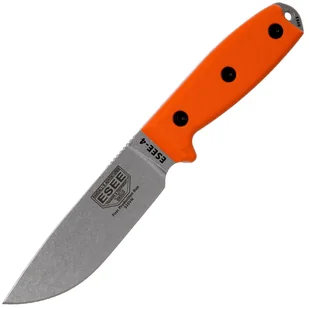 ESEE, ESEE 4 Plain Edge, Ostrze S35VN, Pomarańczowe Rękojeści G10 ESEE-4P35V-OR - Noże - miniaturka - grafika 1