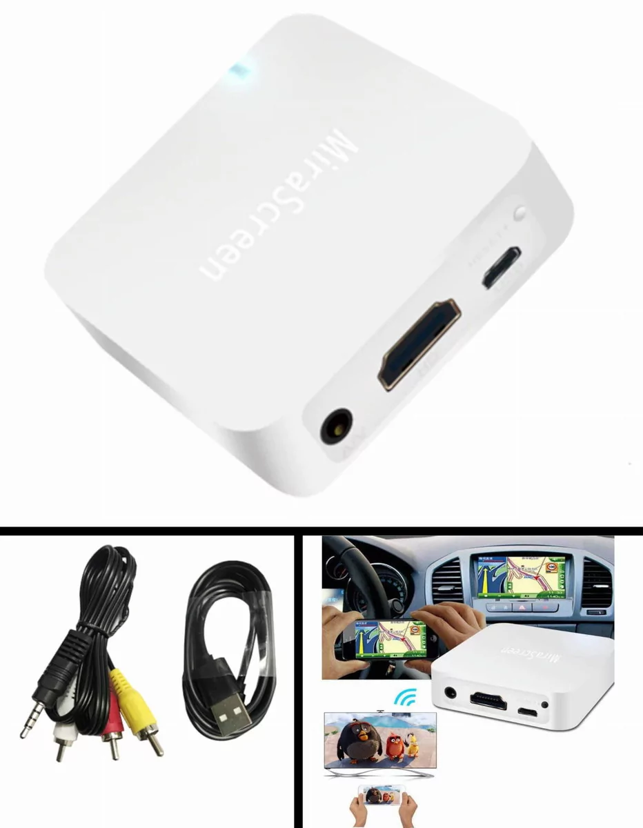 MiraScreen WiFI Car X7 do auta Av Hdmi chinch ios