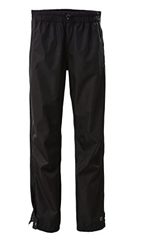 Killtec Damskie spodnie przeciwdeszczowe z zamkiem błyskawicznym na całej długości, pakowane - KOS 18 WMN PNTS, czarne, 50, 38279-000