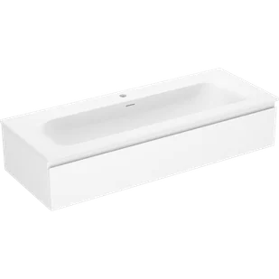 Mexen Orio szafka łazienkowa 120 cm z umywalką Vela, 1 szuflada, biała mat - 91A10-12023-1-BF01-W23M01 - Szafki łazienkowe - miniaturka - grafika 1
