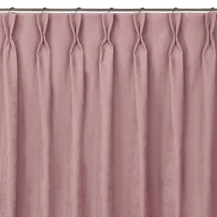 Zasłona MILANA kolor różowy styl klasyczny flex 7,5 cm z podwójną zakładką szenila 140x245 homede - CURT/HOM/MILANA/CHENILLE/FLE - Zasłony - miniaturka - grafika 1