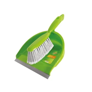 3M SCOTCH BRITE Zestaw szczotka z szufelką SCOTCH BRITE, zielono-srebrny XX004824544 - Ściereczki, gąbki, czyściki - miniaturka - grafika 4