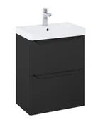 Szafki łazienkowe - Szafka łazienkowa z umywalką Elita Helo Compact 50 cm czarny mat RE020500207160 - miniaturka - grafika 1