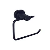 Stojaki i wieszaki na papier toaletowy - Uchwyt na papier Go prosty czarny mat - miniaturka - grafika 1