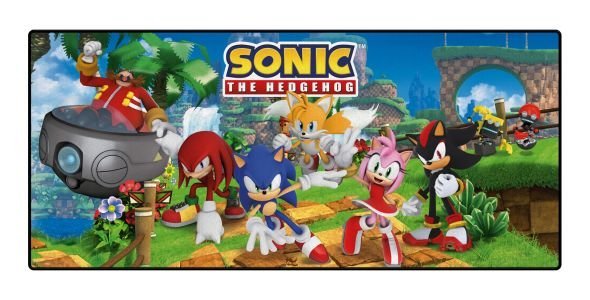 Podkładka pod myszkę gamingowa XXL Sonic Characters podkladka pod mysz 80x36 cm