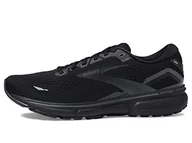 Trampki męskie - Brooks Ghost 15, męskie tenisówki, czarne/czarne/hebanowe, 44 EU, Noir Noir Ébène, 44 EU - miniaturka - grafika 1