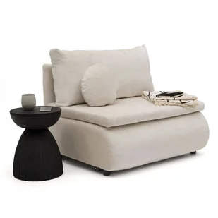 Sofa z funkcją spania PETITE | 80 | Aphrodite 01| Poduszka w zestawie - Sofy i kanapy - miniaturka - grafika 1