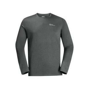 Męska koszulka termoaktywna Jack Wolfskin SKY THERMAL L/S M slate - M - Koszulki sportowe męskie - miniaturka - grafika 1