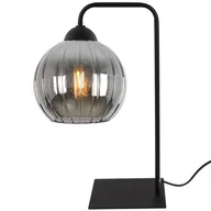 Lampy stojące - Lampa nocna stołowa Costa 1xE27 klosz kula szklana grafitowa Light Home LH - miniaturka - grafika 1