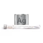 Szczoteczki do zębów - Nano-b, Antybakteryjna szczoteczka do zębów, Silver green - miniaturka - grafika 1