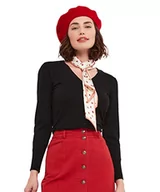 Swetry damskie - Joe Browns Damski prosty lekki letni kardigan zapinany na guziki, czarny, 12, Koral, 38 - miniaturka - grafika 1