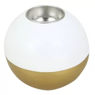 Świeczniki - Drewniany Świecznik W Kształcie Kuli, Ø 10Cm - miniaturka - grafika 1