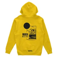 Odzież do sportów motorowych - Bluza z kapturem Mazda Miata żółta-3XL - miniaturka - grafika 1