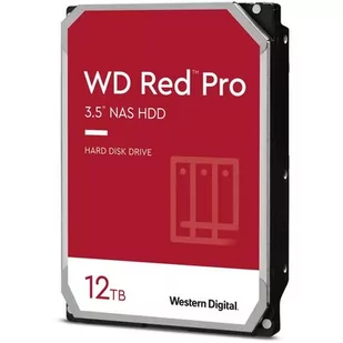 Western Digital western digital Dysk twardy Red Pro 3.5 12TB SATA/600 7200RPM 256MB cache - Dyski serwerowe - miniaturka - grafika 1