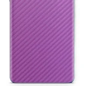 Akcesoria do tabletów i e-booków - Folia naklejka skórka strukturalna na TYŁ do Lenovo Pad -  Carbon Fioletowy - apgo SKINS - miniaturka - grafika 1