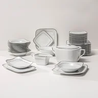 Serwisy obiadowe - Serwis obiadowy Timon Platinum 12/41 - miniaturka - grafika 1