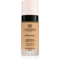 Podkłady do twarzy - Collistar, Impeccabile Long Wear, Podkład do twarzy SPF 15 3G Natural Gold, 30 ml - miniaturka - grafika 1