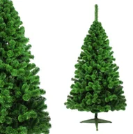 Choinki - Choinka sztuczna zielona naturalna gęsta 180 cm puszysta jodła - miniaturka - grafika 1