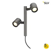 Oprawy, klosze i abażury - SLV SPOTLINE NEW MYRA 2 antracyt 2x GU10 max 2x4W IP44 233185 - miniaturka - grafika 1
