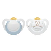 Smoczki uspokajające - NUK Smoczek uspokajający lateksowy Star 0-6m BOY, 2 szt. - >>> DARMOWA od 99zł <<< w 24h ! - miniaturka - grafika 1