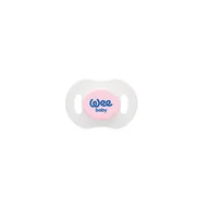 Smoczki uspokajające - WEE BABY SMOCZEK USPOKAJAJĄCY NOCNY 0M+ RÓŻOWY - miniaturka - grafika 1