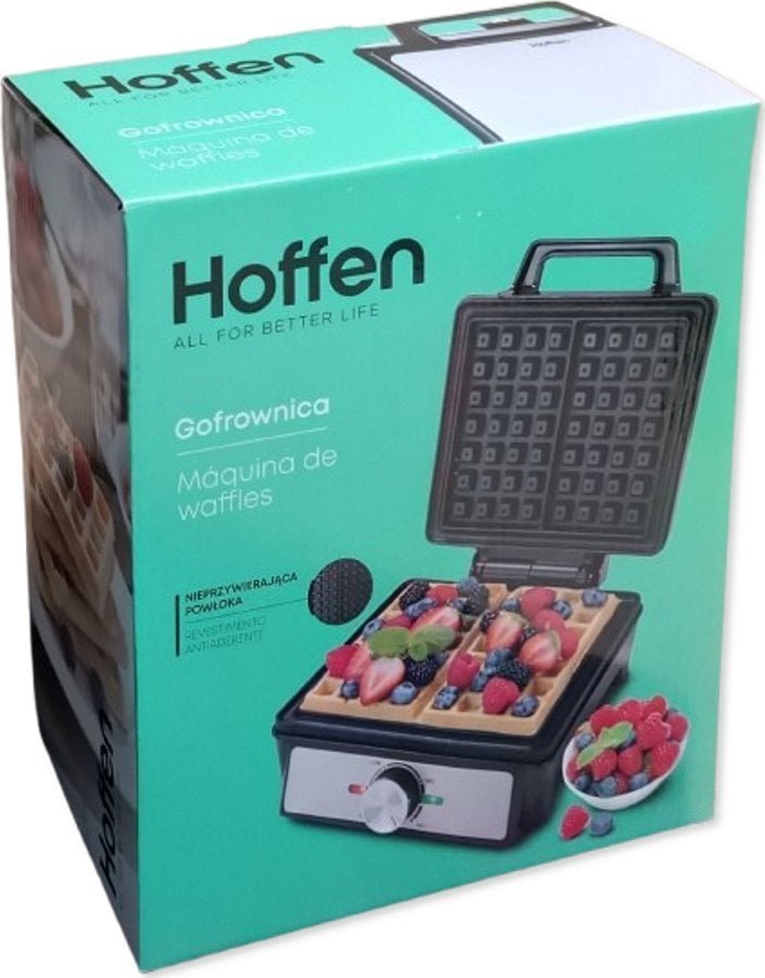 Gofrownica Hoffen Gofrownica Hoffen 1600W WM-4356 - 2 gofry naraz
