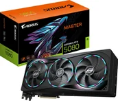 Karty graficzne - Gigabyte AORUS GeForce RTX 5080 Master 16GB GDDR7 GV-N5080AORUS M-16GD - miniaturka - grafika 1