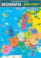 Podkładki na biurko - Karta edu składana geografia - Europa A4 - artykuł papierniczy - miniaturka - grafika 1