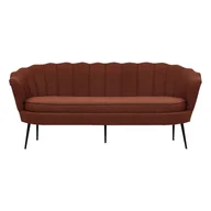 Sofy i kanapy - Calais sofa 3 osób czerwony. - miniaturka - grafika 1
