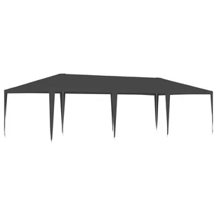 vidaXL Namiot imprezowy, 4x9 m, antracytowy, 90 g/m - Pawilony ogrodowe - miniaturka - grafika 1