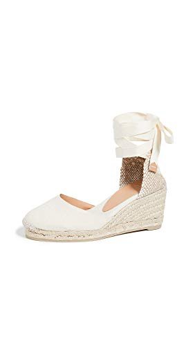 Espadryle Carina z bawełny organicznej, zamknięcie wiązane. - Kobiety, biała, 37 EU